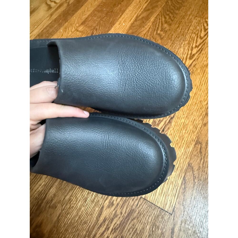 Jeffrey Campbell Black Platform Mules - Picture 4 of 9